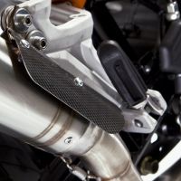 Pot echappement compatible avec Ktm Supermoto 690 2007-2009, Powercone Evo, Homologué et légal, système d'échappement complet, avec db killer amovible 