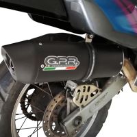 Pot echappement compatible avec Yamaha Xtz 750 Supertenere 1989-1997, Furore Nero, Échappement légal, homologué,silencieux avec db killer amovible et tuyau de liaison spécifique 