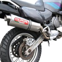 Pot echappement compatible avec Yamaha Xtz 750 Supertenere 1989-1997, Trioval, Échappement légal, homologué,silencieux avec db killer amovible et tuyau de liaison spécifique 