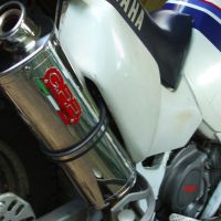 Pot echappement compatible avec Yamaha Xtz 750 Supertenere 1989-1997, Trioval, Échappement légal, homologué,silencieux avec db killer amovible et tuyau de liaison spécifique 