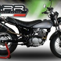 Pot echappement compatible avec Suzuki Rv 200 Van Van 2016-2017, Furore Nero, Pot Échappement slip-on homologué, légal, avec db killer amovible, tuyau de liaison et catalyseur 