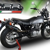 Pot echappement compatible avec Suzuki Rv 200 Van Van 2016-2017, Furore Nero, Pot Échappement slip-on homologué, légal, avec db killer amovible, tuyau de liaison et catalyseur 