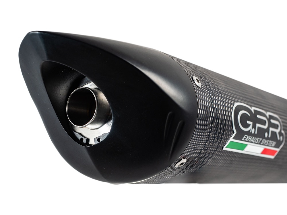 Pot echappement compatible avec Honda Cbr 600 Rr 2005-2006, Tiburon Poppy, Échappement légal, homologué,silencieux avec db killer amovible et tuyau de liaison spécifique 