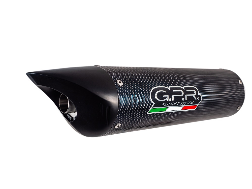Pot echappement compatible avec Honda Cbr 600 Rr 2005-2006, Tiburon Poppy, Échappement légal, homologué,silencieux avec db killer amovible et tuyau de liaison spécifique 