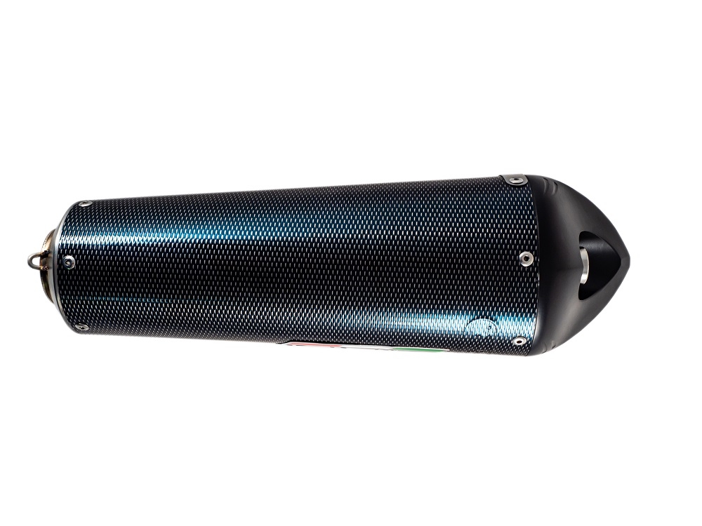 Pot echappement compatible avec Honda Cbr 600 Rr 2005-2006, Tiburon Poppy, Échappement légal, homologué,silencieux avec db killer amovible et tuyau de liaison spécifique 