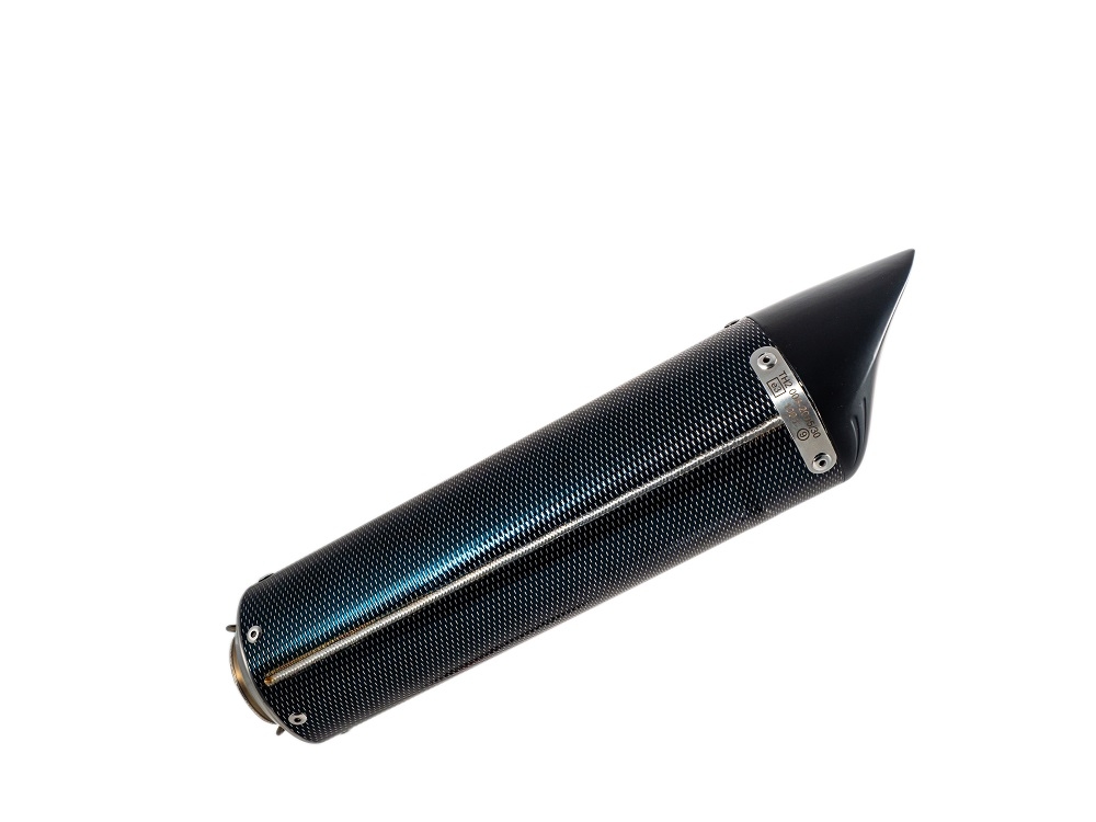 Pot echappement compatible avec Honda Cbr 600 Rr 2005-2006, Tiburon Poppy, Échappement légal, homologué,silencieux avec db killer amovible et tuyau de liaison spécifique 