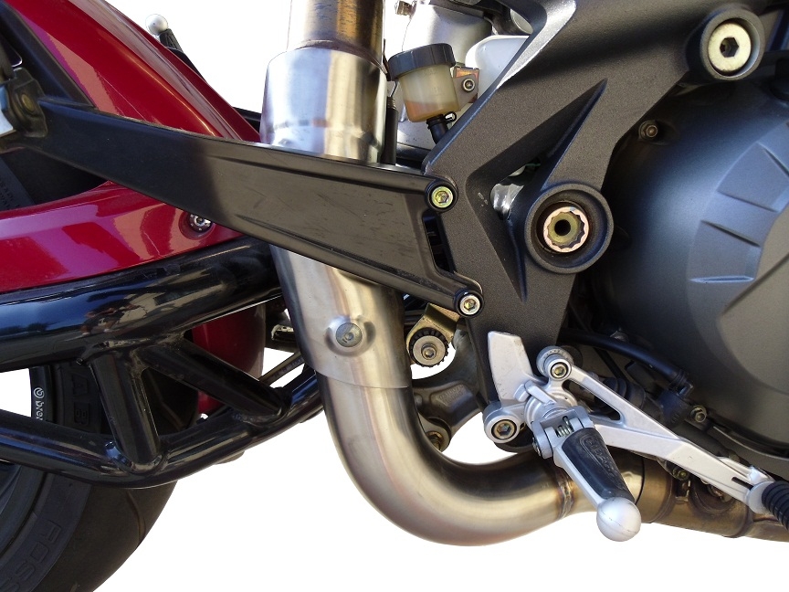 Pot echappement compatible avec Benelli Tre K 1130 2006-2016, Decatalizzatore, Suppresseur de cataliseu, décatalyseurr, article sans homologation 
