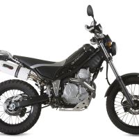 Pot echappement compatible avec Yamaha Tricker 250 2005-2008, Albus Ceramic, Échappement légal, homologué,silencieux avec db killer amovible et tuyau de liaison spécifique 