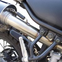 Pot echappement compatible avec Yamaha Tricker 250 2005-2008, Albus Ceramic, Échappement légal, homologué,silencieux avec db killer amovible et tuyau de liaison spécifique 