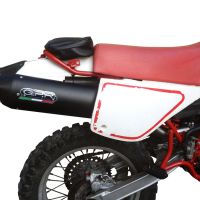 Pot echappement compatible avec Yamaha Tt 600 1983-1997, Furore Nero, Échappement légal, homologué,silencieux avec db killer amovible et tuyau de liaison spécifique 