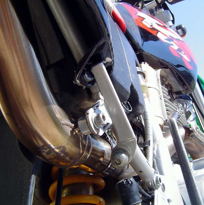 Pot echappement compatible avec Yamaha Tt 600 R - Tt 600 E 1998-2004, Trioval, Échappement légal, homologué,silencieux avec db killer amovible et tuyau de liaison spécifique 