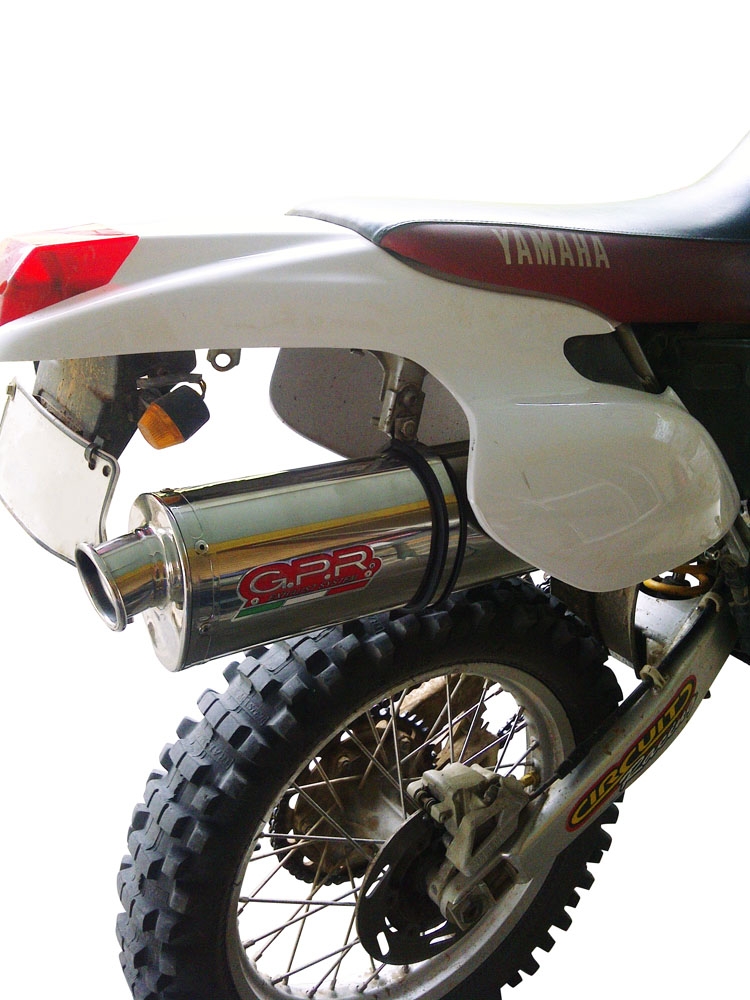 Pot echappement compatible avec Yamaha Tt 600 R - Tt 600 E 1998-2004, Trioval, Échappement légal, homologué,silencieux avec db killer amovible et tuyau de liaison spécifique 