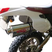 Pot echappement compatible avec Yamaha Tt 600 R - Tt 600 E 1998-2004, Trioval, Échappement légal, homologué,silencieux avec db killer amovible et tuyau de liaison spécifique 