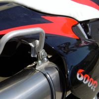 Pot echappement compatible avec Yamaha Tt 600 R - Tt 600 E 1998-2004, Furore Nero, Échappement légal, homologué,silencieux avec db killer amovible et tuyau de liaison spécifique 