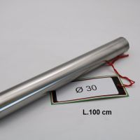 Pot echappement compatible avec Cafè Racer Cafè Racer 1-, Tubo inox D. 30mm X 1mm L.1000mm, 