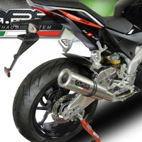 Pot echappement compatible avec Aprilia Tuono 1100 V4 Rr 2017-2020, M3 Titanium Natural, Échappement légal, homologué,silencieux avec catalyseur, db killer amovible et tuyau de liaison spécifique 
