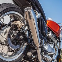 Pot echappement compatible avec Bmw R 1100 Gs -R-RT 1994-1998, Ultracone Inox Cafè Racer, Silencieux Homologué Universel,avec db killer amovible sans Tube de liaison 