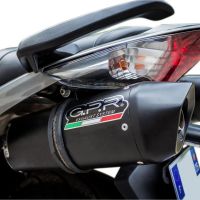 Pot echappement compatible avec Honda Vfr 800 V-Tec 2002-2013, Furore Poppy, Paire de pot d'échappement homologuées, livrées avec db killer amovible et raccords spécifiques 