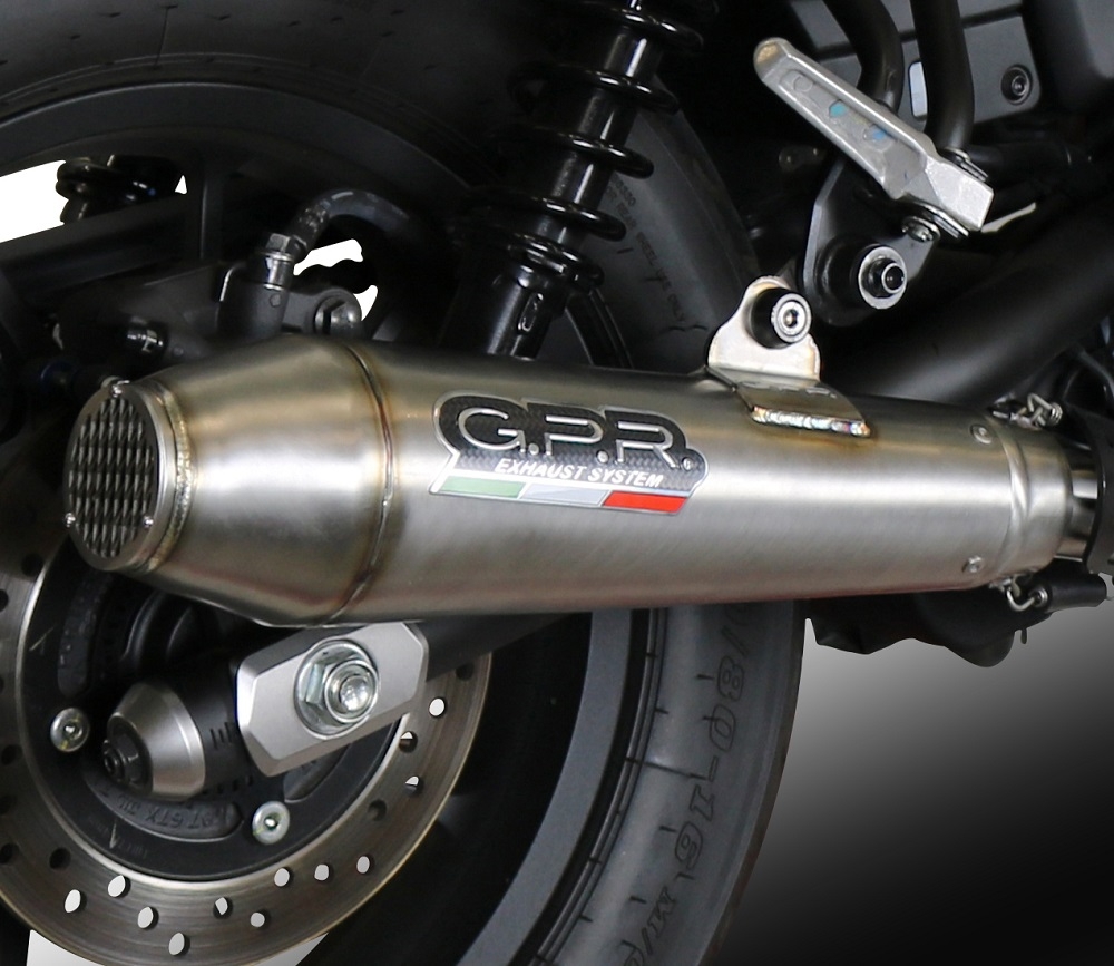 Pot echappement compatible avec Honda Cmx 500 Rebel 2017-2020, Ultracone, Échappement légal, homologué,silencieux avec db killer amovible et tuyau de liaison spécifique 