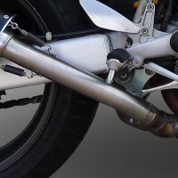 Pot echappement compatible avec Honda Vtr 1000 F Firestorm 1997-2007, M3 Poppy , Paire de pot d'échappement homologuées, livrées avec db killer amovible et raccords spécifiques 