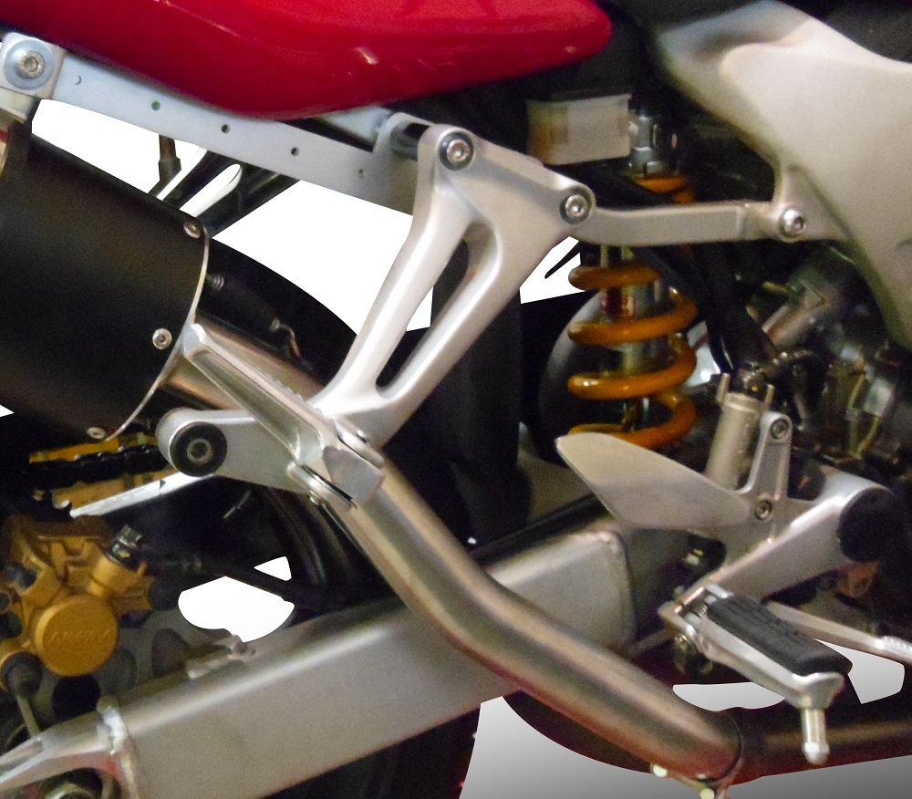 Pot echappement compatible avec Honda Vtr 1000 F Firestorm 1997-2007, M3 Poppy , Paire de pot d'échappement homologuées, livrées avec db killer amovible et raccords spécifiques 