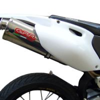 Pot echappement compatible avec Yamaha Yz 400 F 1998-1999, Trioval, Échappement légal, homologué,silencieux avec db killer amovible et tuyau de liaison spécifique 