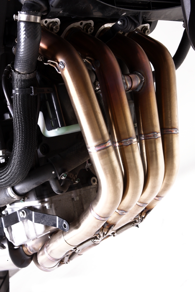 Pot echappement compatible avec Yamaha Xj 6 - Xj 600 Diversion 2009-2017, Furore Nero, Homologué et légal, système d'échappement complet, avec db killer amovible 