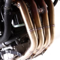 Pot echappement compatible avec Yamaha Xj 6 - Xj 600 Diversion 2009-2017, Furore Nero, Homologué et légal, système d'échappement complet, avec db killer amovible 