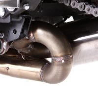 Pot echappement compatible avec Yamaha Xj 6 - Xj 600 Diversion 2009-2017, Furore Nero, Homologué et légal, système d'échappement complet, avec db killer amovible 
