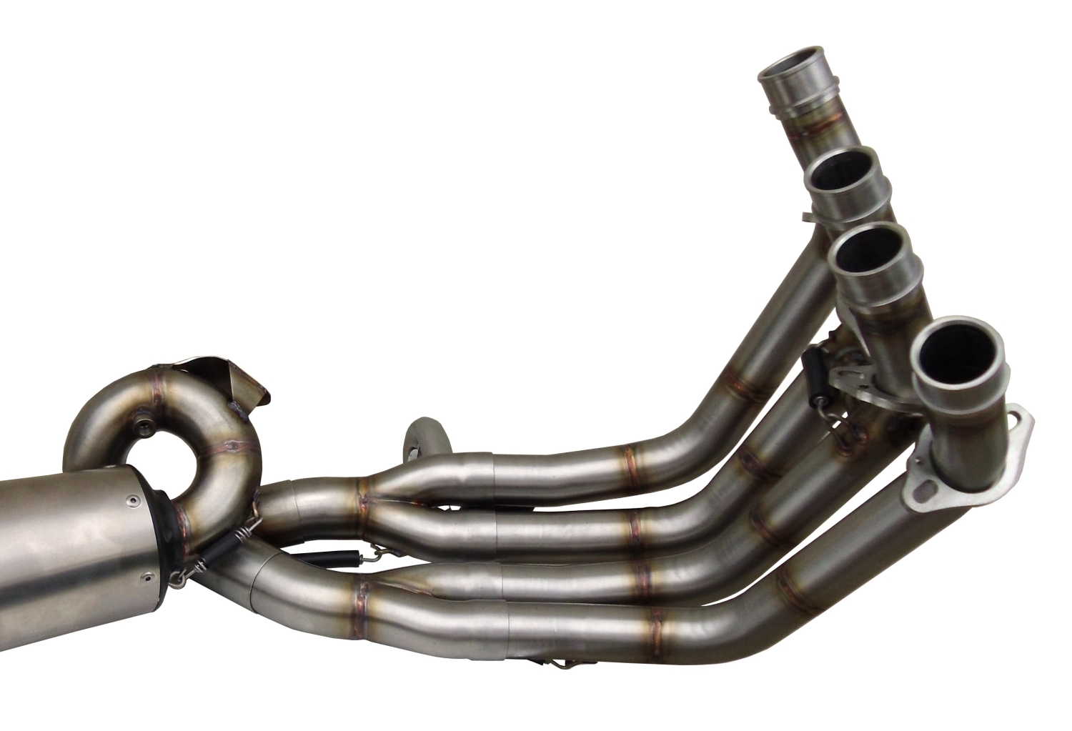 Pot echappement compatible avec Yamaha Xj 6 - Xj 600 Diversion 2009-2017, Furore Nero, Homologué et légal, système d'échappement complet, avec db killer amovible 