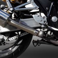 Pot echappement compatible avec Yamaha Xjr 1300 2007-2017, Trioval, Échappement légal, homologué,silencieux avec db killer amovible et tuyau de liaison spécifique 