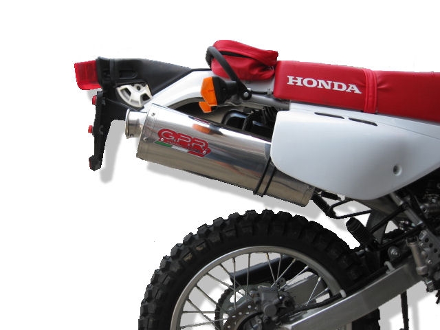 Pot echappement compatible avec Honda Xr 600 R 1988-1998, Trioval, Échappement légal, homologué,silencieux avec db killer amovible et tuyau de liaison spécifique 