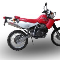 Pot echappement compatible avec Honda Xr 650 R 2000-2008, Trioval, Échappement légal, homologué,silencieux avec db killer amovible et tuyau de liaison spécifique 