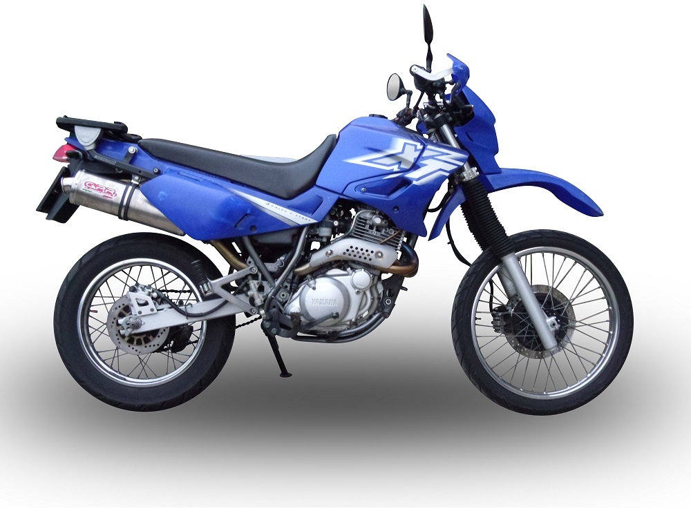 Pot echappement compatible avec Yamaha Xt 600 - E - K 1985-2002, Trioval, Échappement légal, homologué,silencieux avec db killer amovible et tuyau de liaison spécifique 