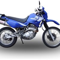 Pot echappement compatible avec Yamaha Xt 600 - E - K 1985-2002, Trioval, Échappement légal, homologué,silencieux avec db killer amovible et tuyau de liaison spécifique 