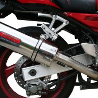 GPR pot echappement compatible avec  Yamaha Fzs 600 Fazer 1998-2003, Trioval, Échappement légal, homologué,silencieux avec db killer amovible et tuyau de liaison spécifique 