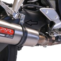 Pot echappement compatible avec Yamaha Fz.1 - Fazer 1000 2006-2014, Albus Ceramic, Pot Échappement slip-on homologué, légal, avec db killer amovible, tuyau de liaison et catalyseur 