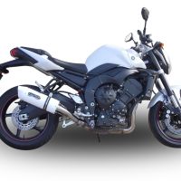 Pot echappement compatible avec Yamaha Fz.1 - Fazer 1000 2006-2014, Albus Ceramic, Pot Échappement slip-on homologué, légal, avec db killer amovible, tuyau de liaison et catalyseur 