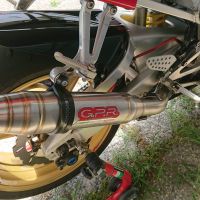 GPR pot echappement compatible avec  Yamaha Yzf 1000 R1  1998-2001, Deeptone Inox, Échappement légal, homologué,silencieux avec db killer amovible et tuyau de liaison spécifique 