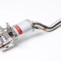 Pot echappement compatible avec Yamaha Fz6 600-Fazer S1-S2 2004-2013, Titanium Ghost, Échappement légal, homologué,silencieux avec db killer amovible et tuyau de liaison spécifique 