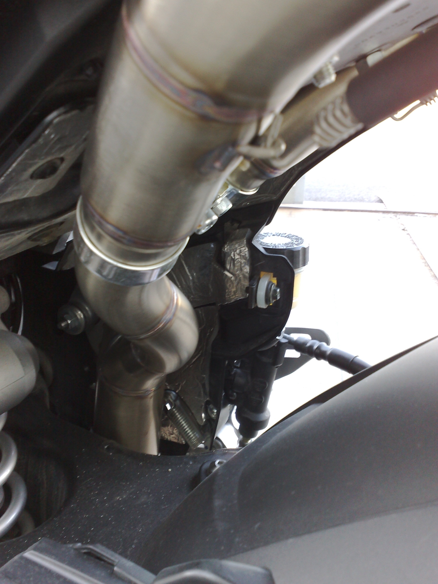 Pot echappement compatible avec Yamaha Yzf 1000 R1 2007-2008, Decatalizzatore, Suppresseur de cataliseu, décatalyseurr, article sans homologation 
