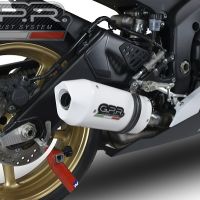 Pot echappement compatible avec Yamaha Yzf R6 2006-2020, Albus Ceramic, Échappement légal, homologué,silencieux avec db killer amovible et tuyau de liaison spécifique 