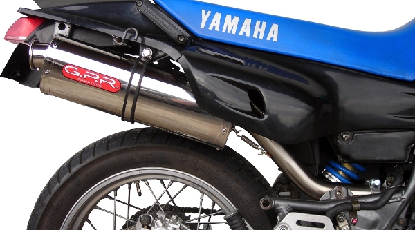 Pot echappement compatible avec Yamaha Xtz 600 Teneré 1985-1986, Trioval, Échappement légal, homologué,silencieux avec db killer amovible et tuyau de liaison spécifique 