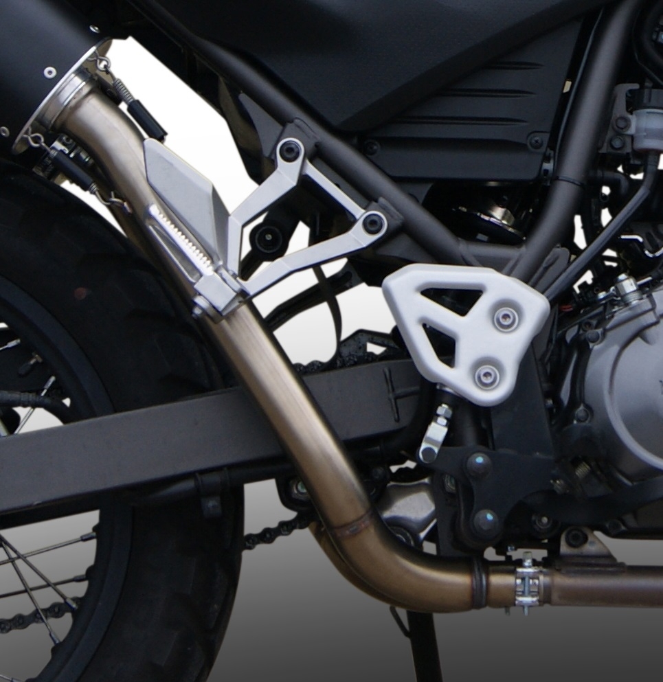 Pot echappement compatible avec Yamaha Xt 660 X-R 2004-2014, Trioval, Paire de pot d'échappement homologuées, livrées avec db killer amovible et raccords spécifiques 