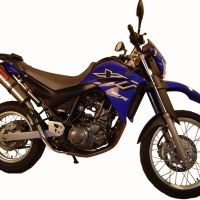 Pot echappement compatible avec Yamaha Xt 660 X-R 2004-2014, Trioval, Paire de pot d'échappement homologuées, livrées avec db killer amovible, catalyseurs et raccords spécifiques 