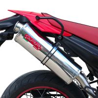 Pot echappement compatible avec Yamaha Xt 660 X-R 2004-2014, Trioval, Paire de pot d'échappement homologuées, livrées avec db killer amovible et raccords spécifiques 