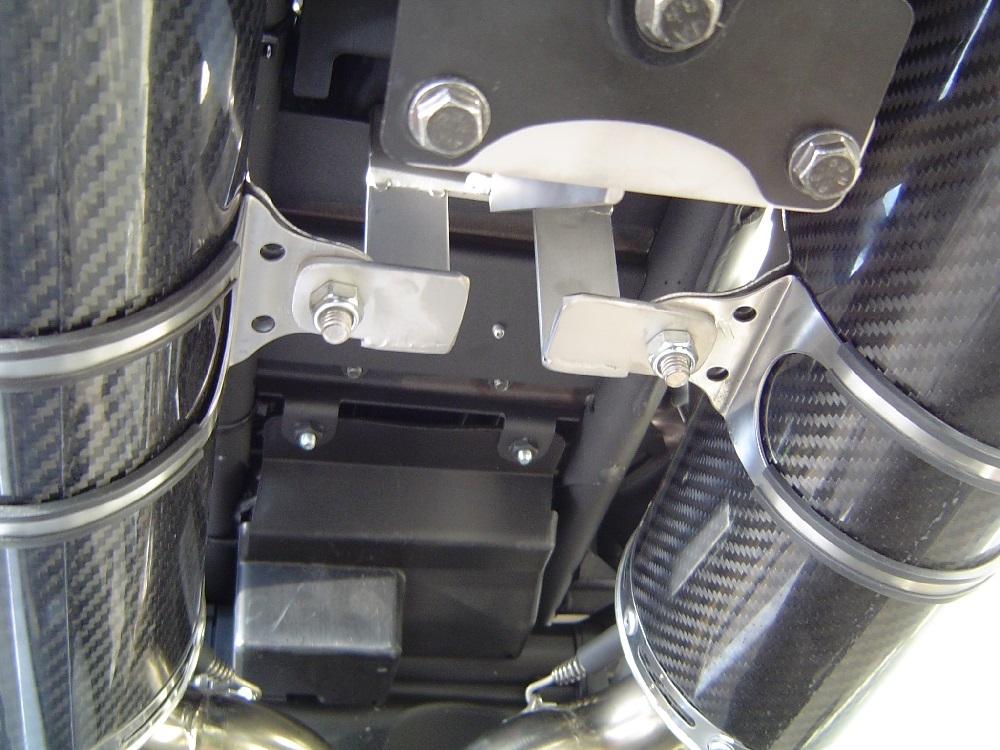 Pot echappement compatible avec Yamaha MT03 660 2006-2013, Albus Ceramic, Paire de pot d'échappement homologuées, livrées avec db killer amovible et raccords spécifiques 