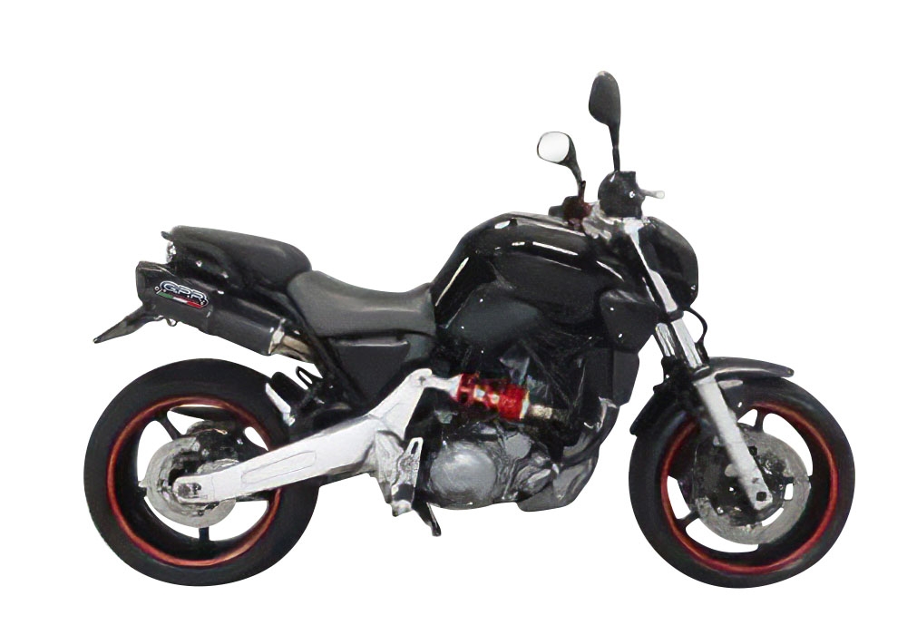 Pot echappement compatible avec Yamaha MT03 660 2006-2013, Furore Nero, Paire de pot d'échappement homologuées, livrées avec db killer amovible, catalyseurs et raccords spécifiques 