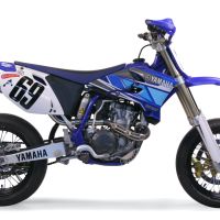 Pot echappement compatible avec Yamaha WR 450 F 2007-2011, Gpe Ann. titanium, Échappement légal, homologué,silencieux avec db killer amovible et tuyau de liaison spécifique 