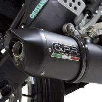 Pot echappement compatible avec Yamaha Yzf-R 125 2014-2016, Furore Nero, Homologué et légal, système d'échappement complet, avec db killer amovible 